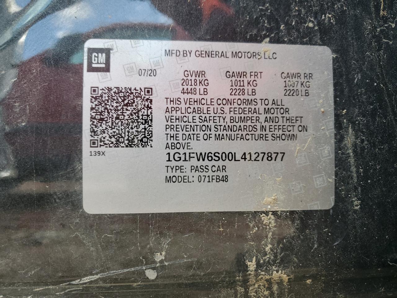 2020 CHEVROLET Bolt EV