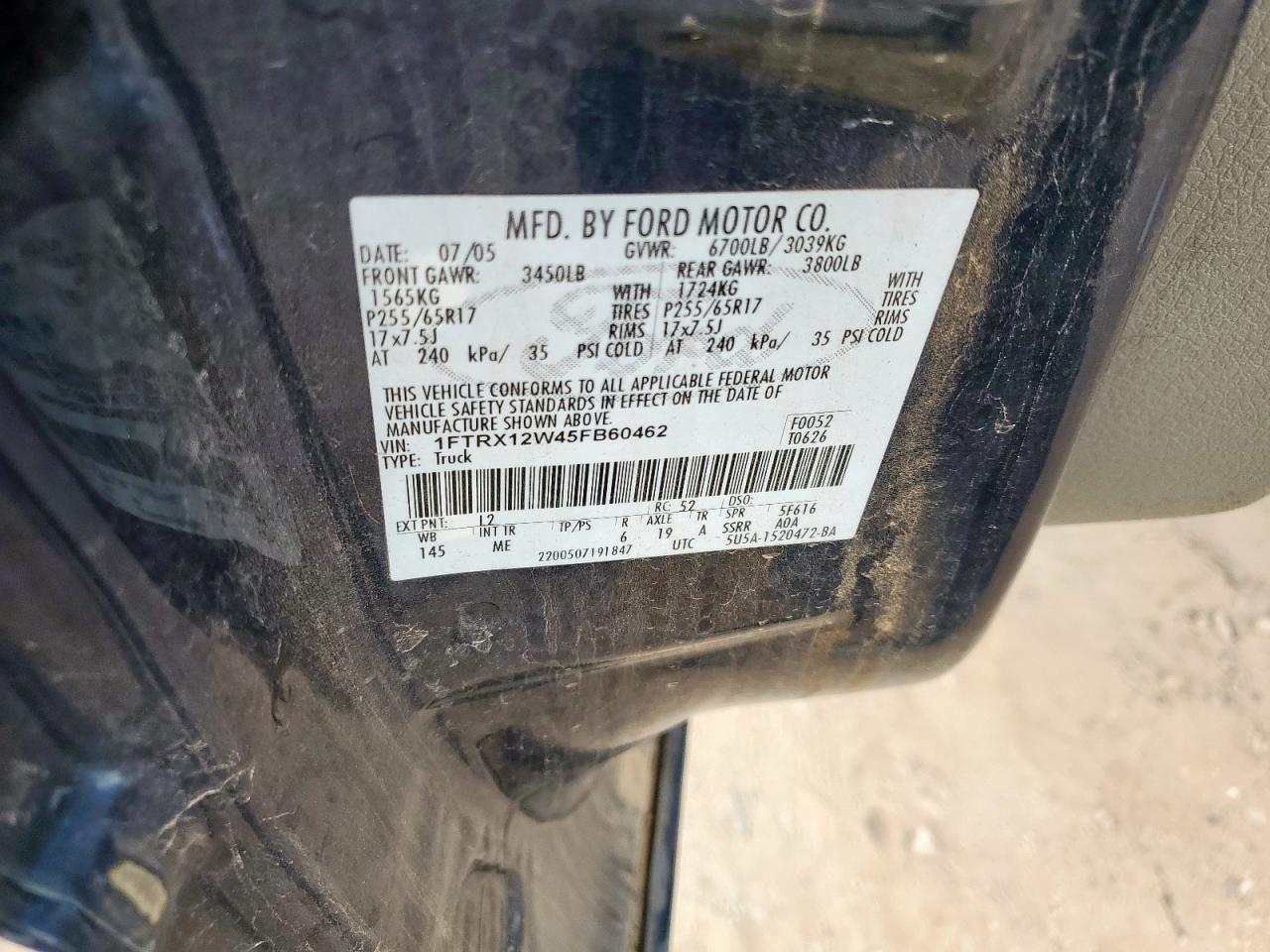 2005 FORD F-150