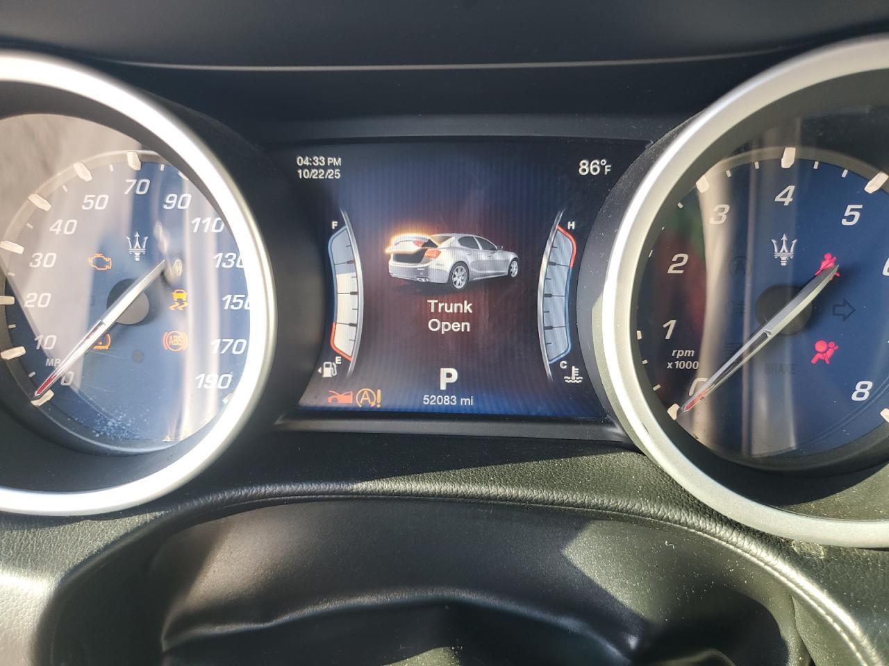 2016 MASERATI Ghibli