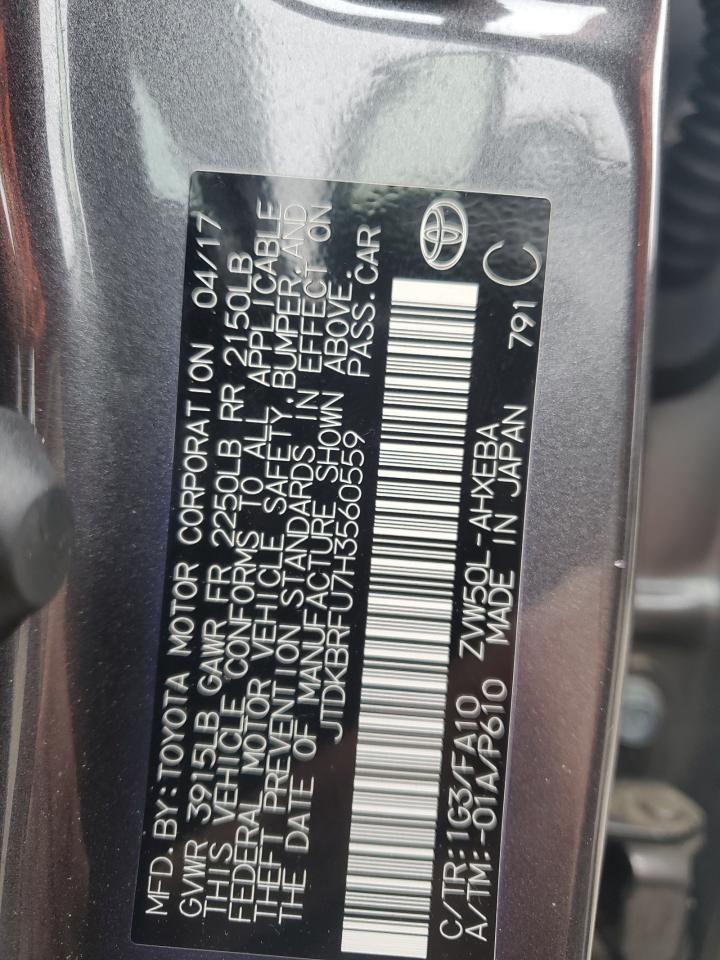 2017 TOYOTA PRIUS