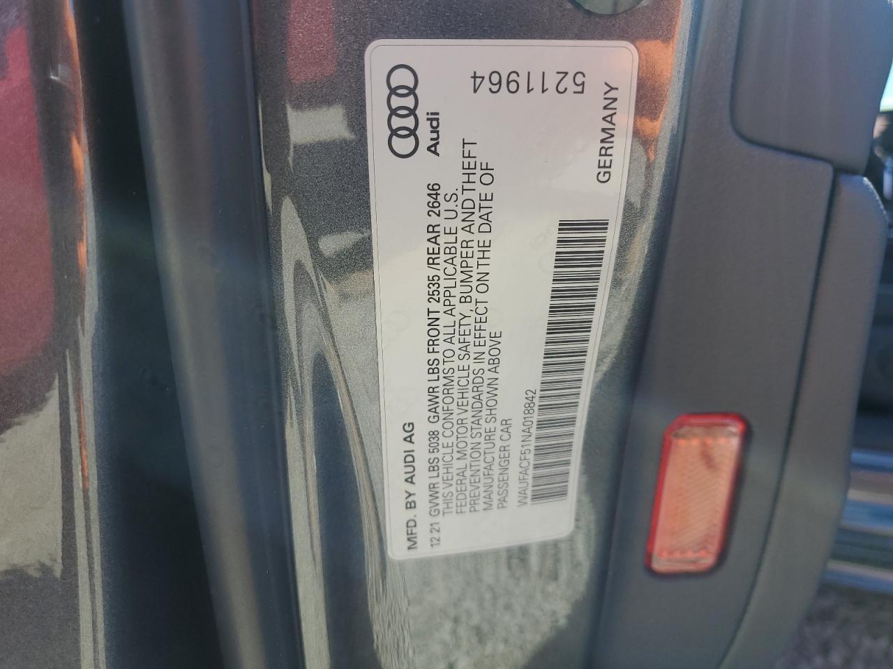 2022 AUDI A5