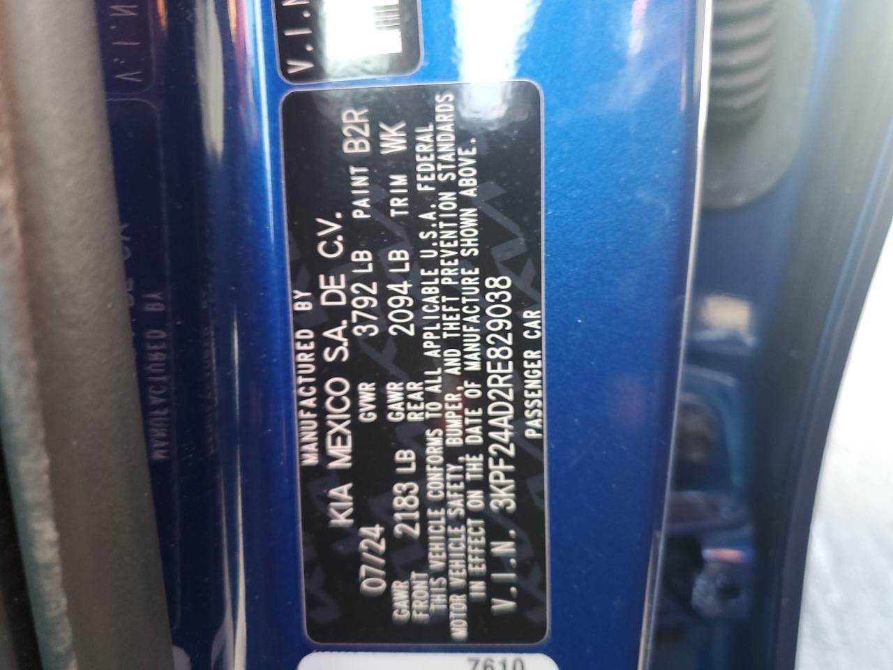 2024 KIA FORTE