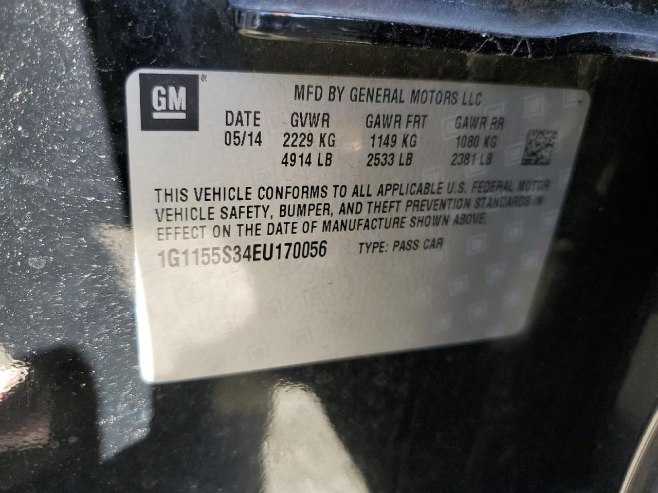 2014 CHEVROLET IMPALA