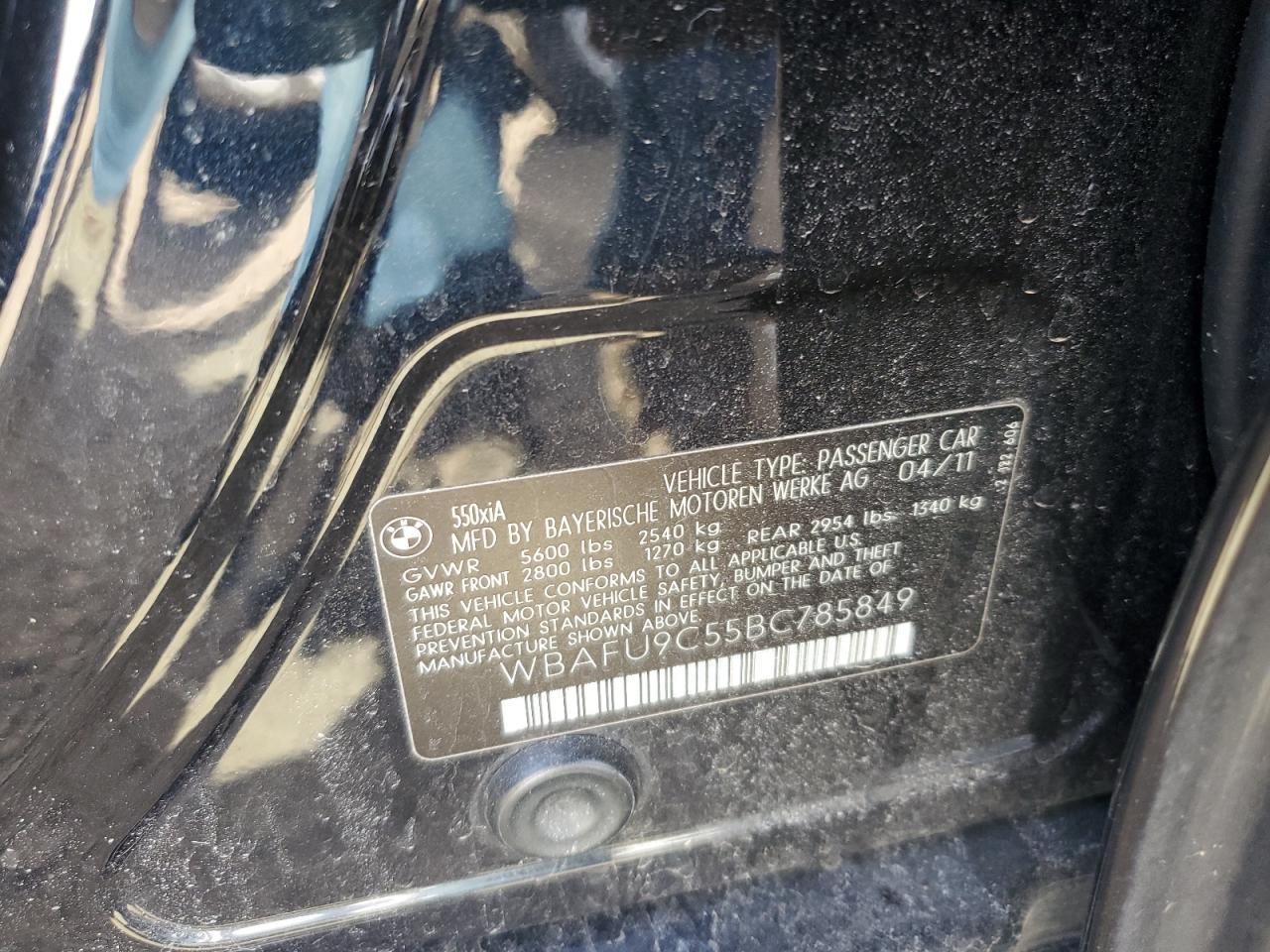 2011 BMW 5 series