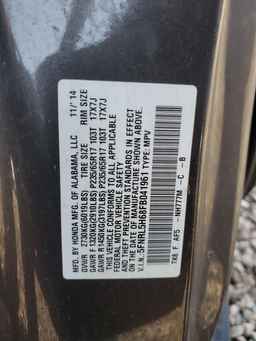 2015 HONDA ODYSSEY