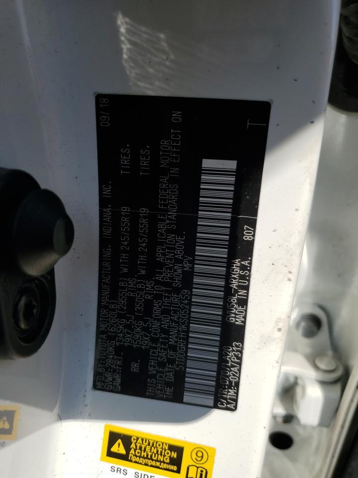 2019 TOYOTA HIGHLANDER