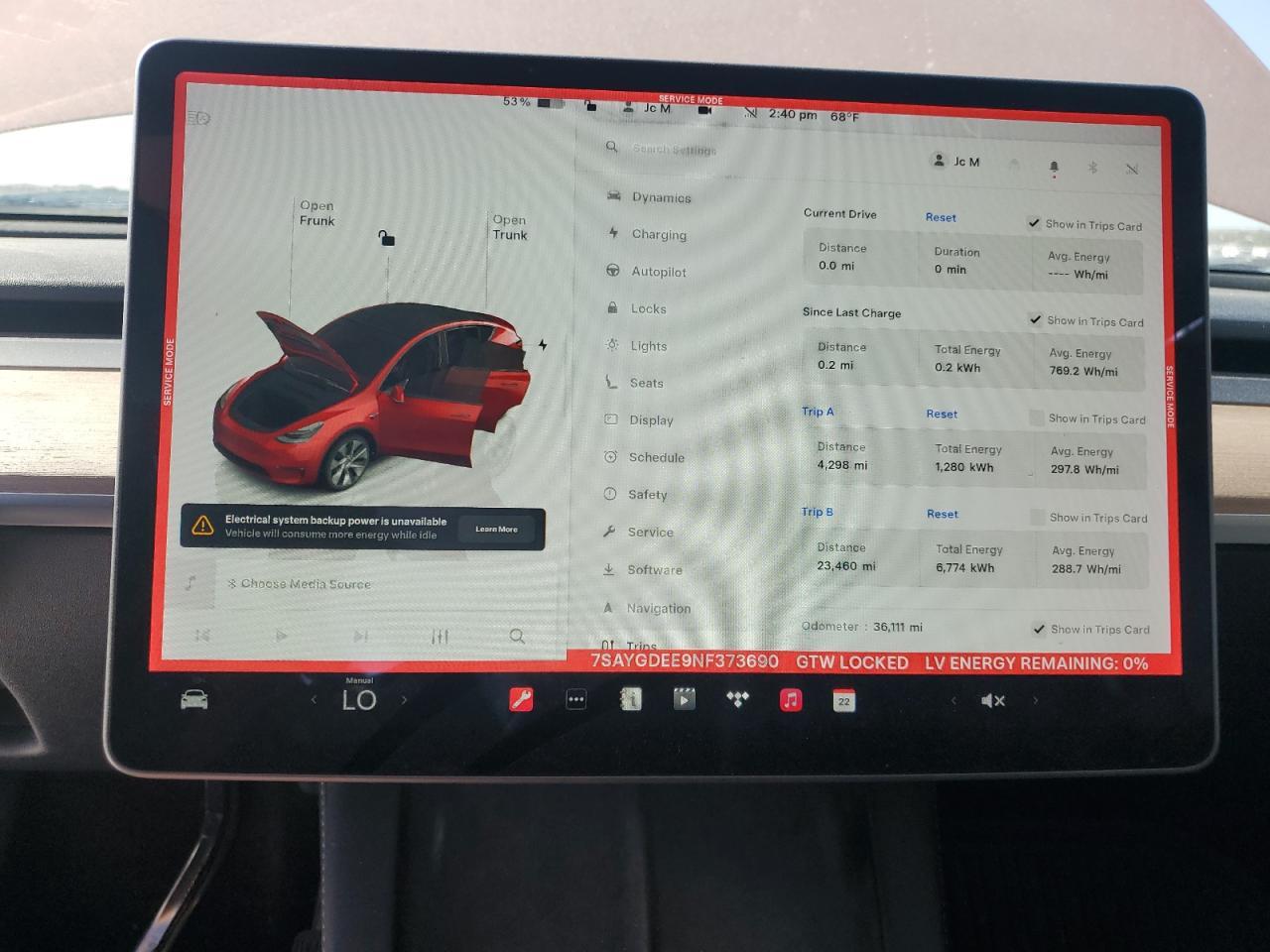 2022 TESLA MODEL Y