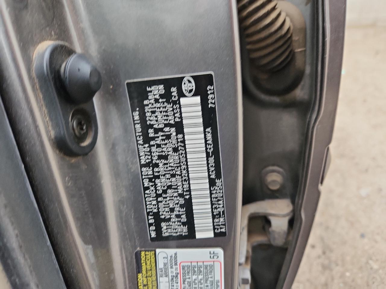 2005 TOYOTA CAMRY