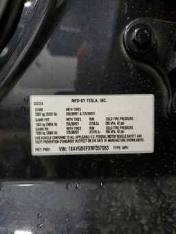 2024 TESLA MODEL Y