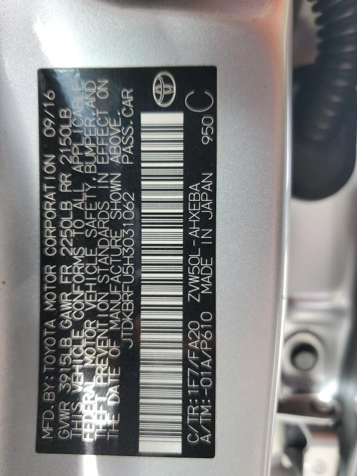 2017 TOYOTA PRIUS