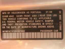 2009 VOLKSWAGEN EOS