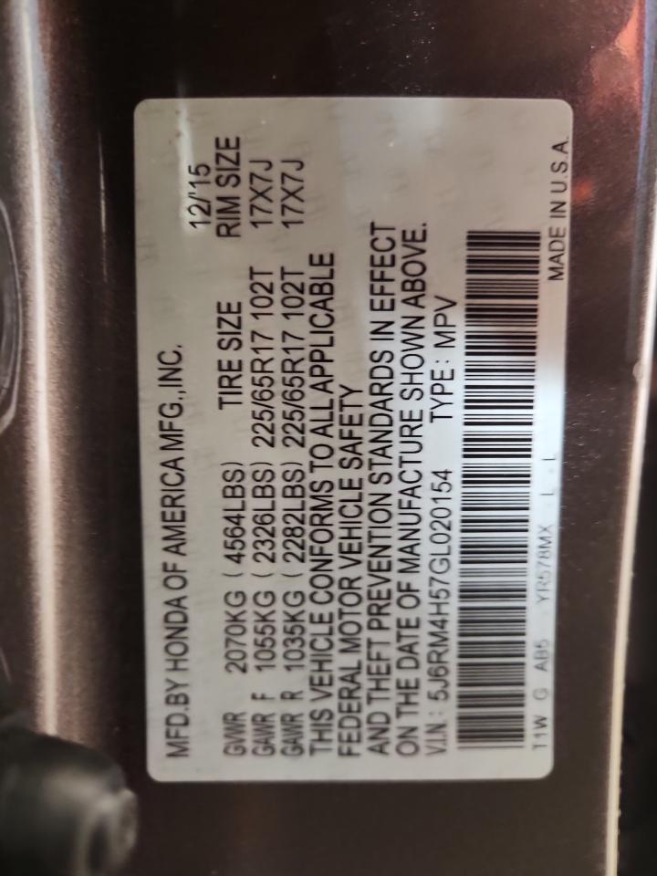 2016 HONDA CR-V