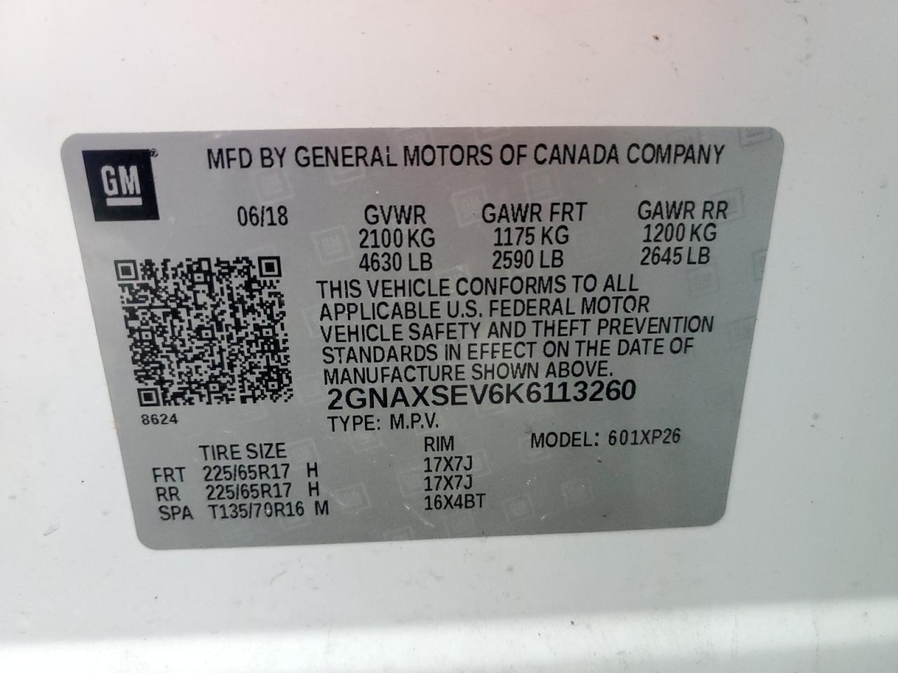 2019 CHEVROLET EQUINOX