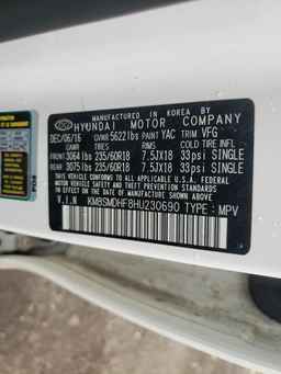 2017 HYUNDAI SANTA FE