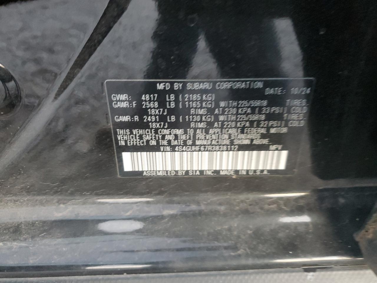 2024 SUBARU Crosstrek