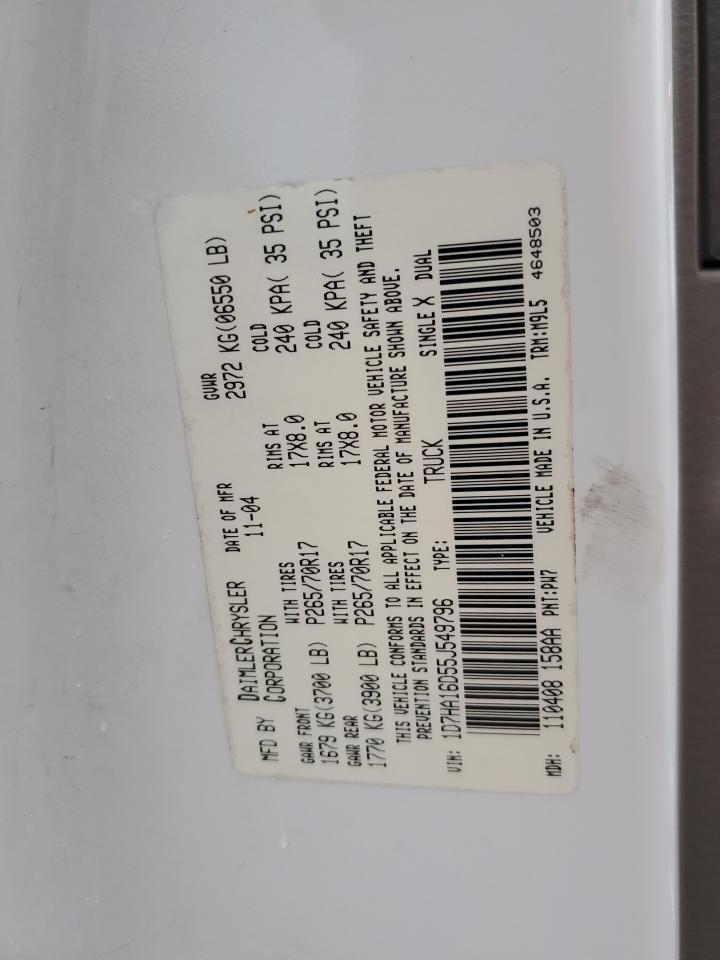 2005 DODGE RAM 1500