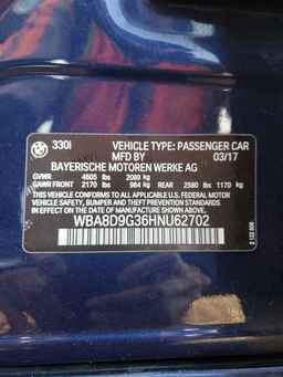 2017 BMW 3 SERIES