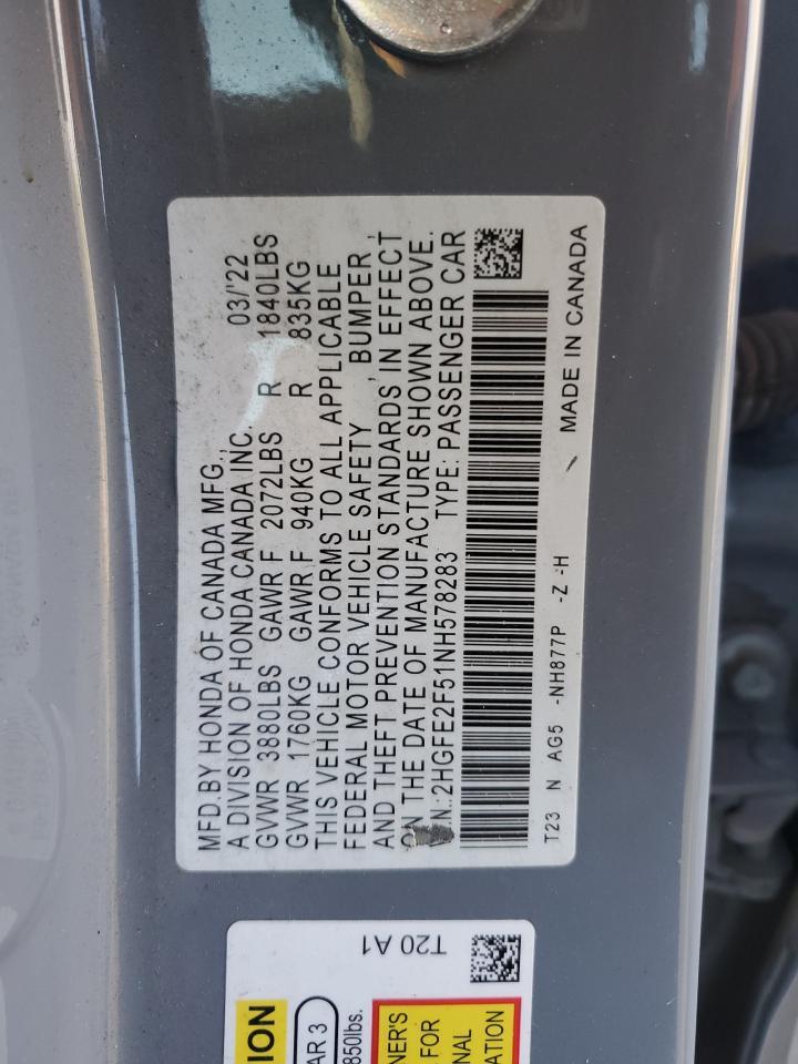 2022 HONDA CIVIC
