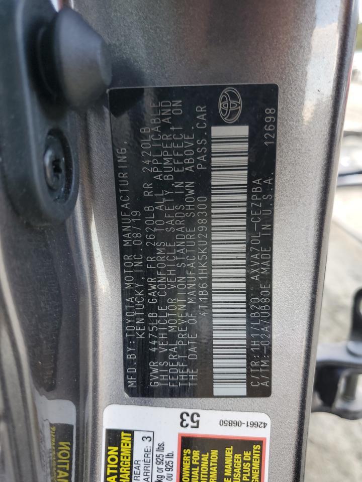 2019 TOYOTA CAMRY