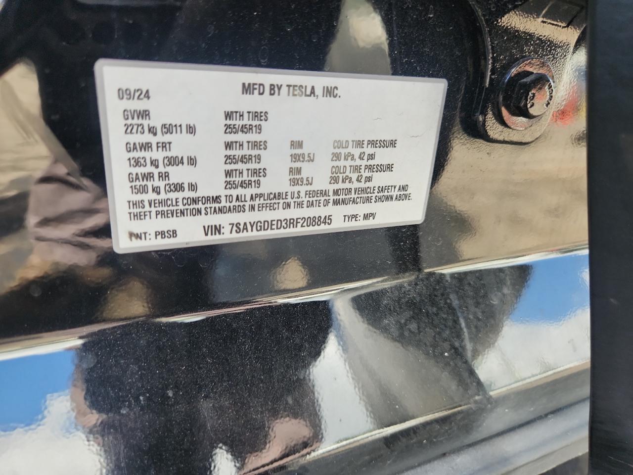 2024 TESLA MODEL Y