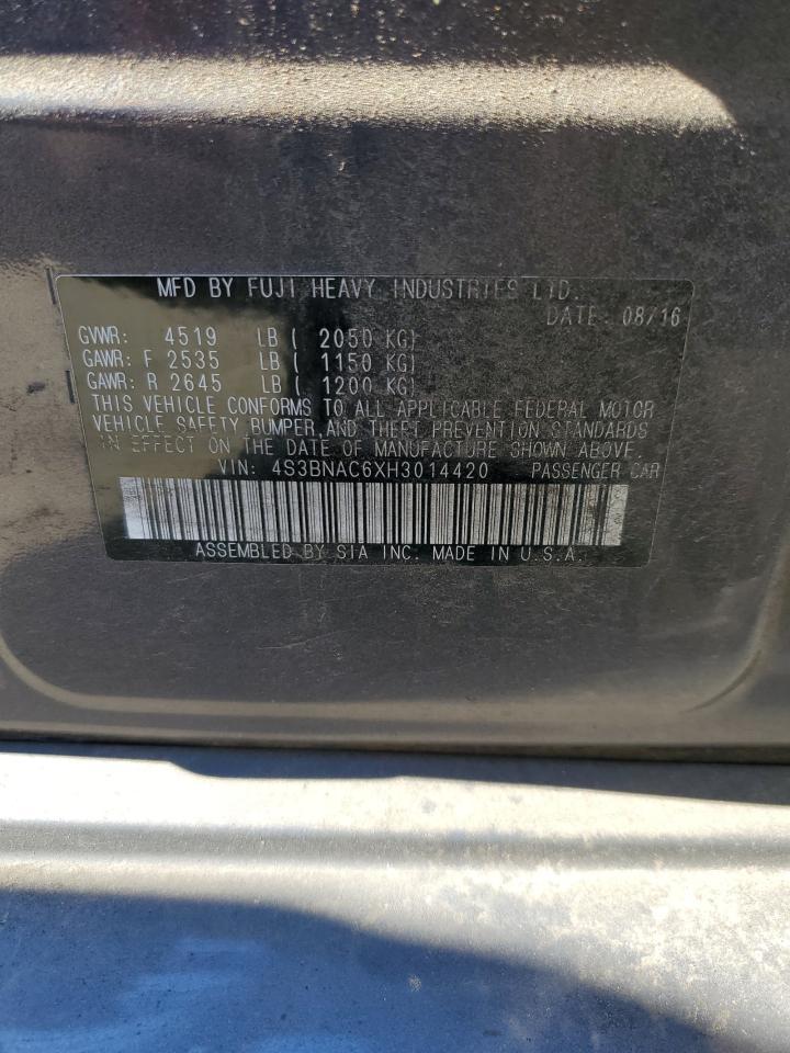 2017 SUBARU Legacy