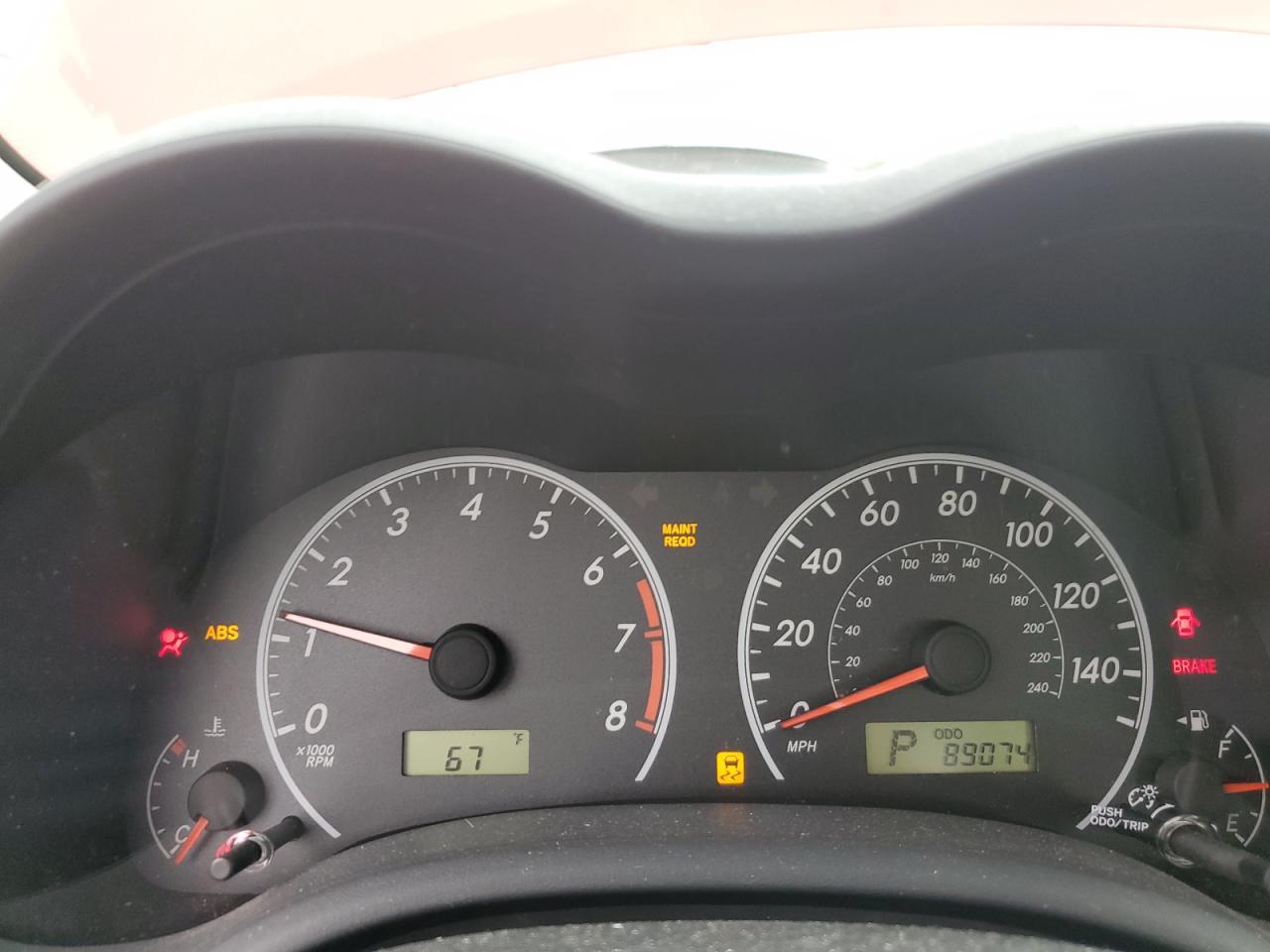 2012 TOYOTA COROLLA