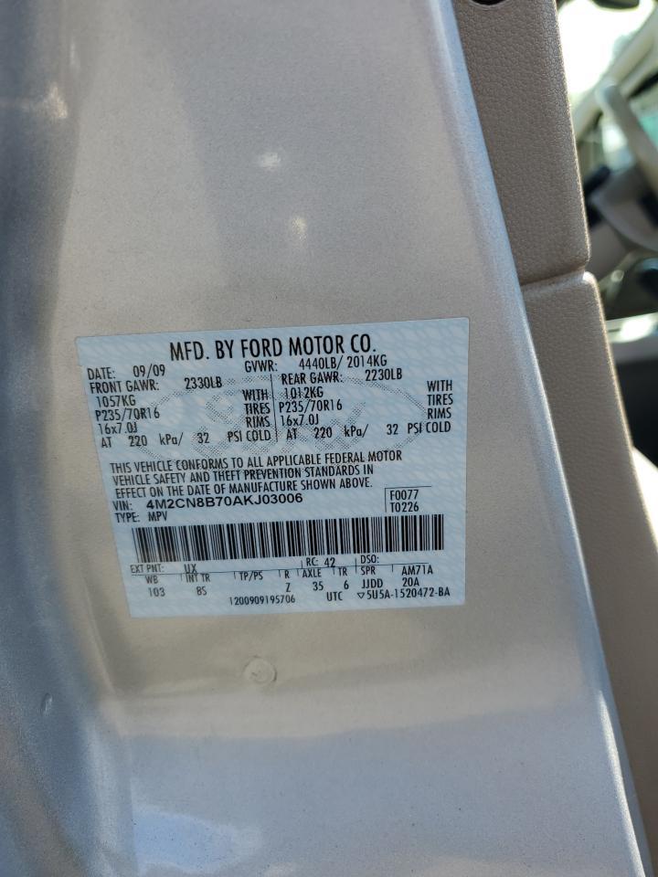 2010 MERCURY Mariner