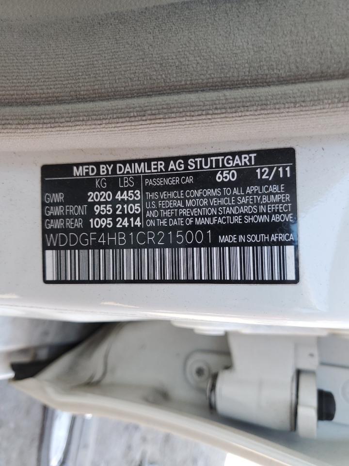 2012 MERCEDES-BENZ C-CLASS