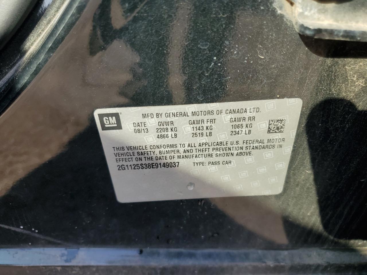 2014 CHEVROLET IMPALA