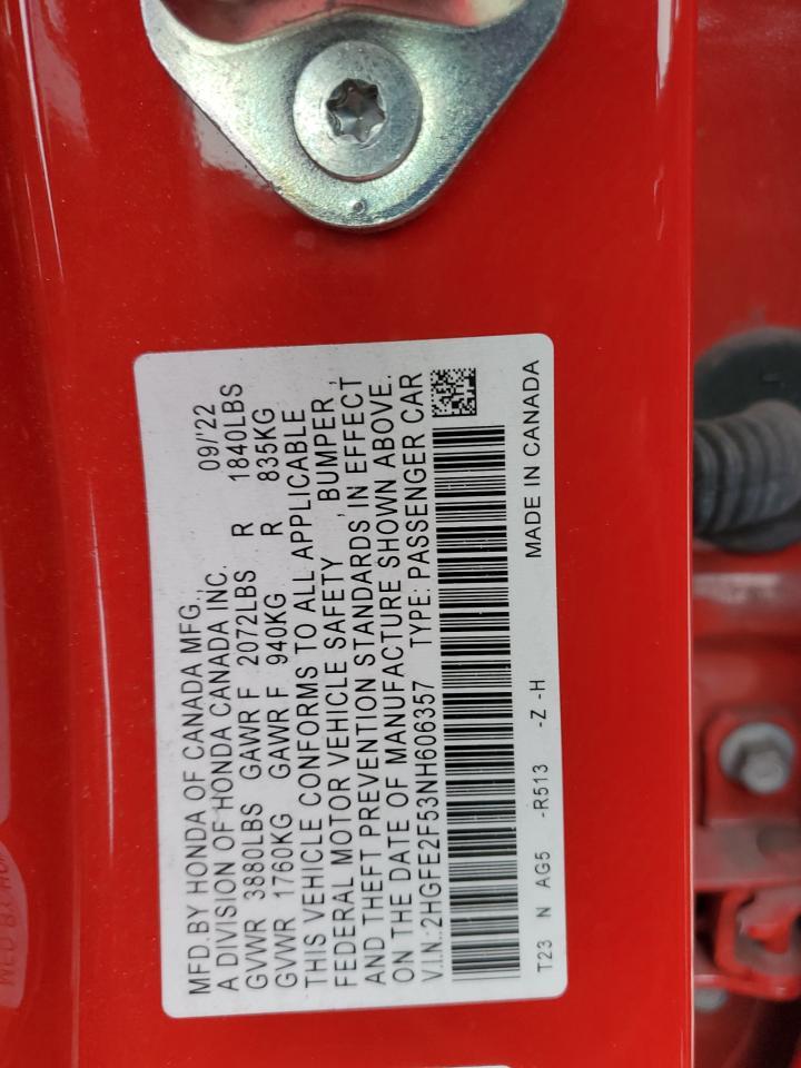 2022 HONDA CIVIC