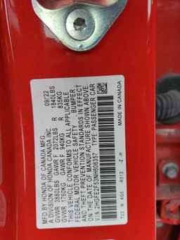 2022 HONDA CIVIC