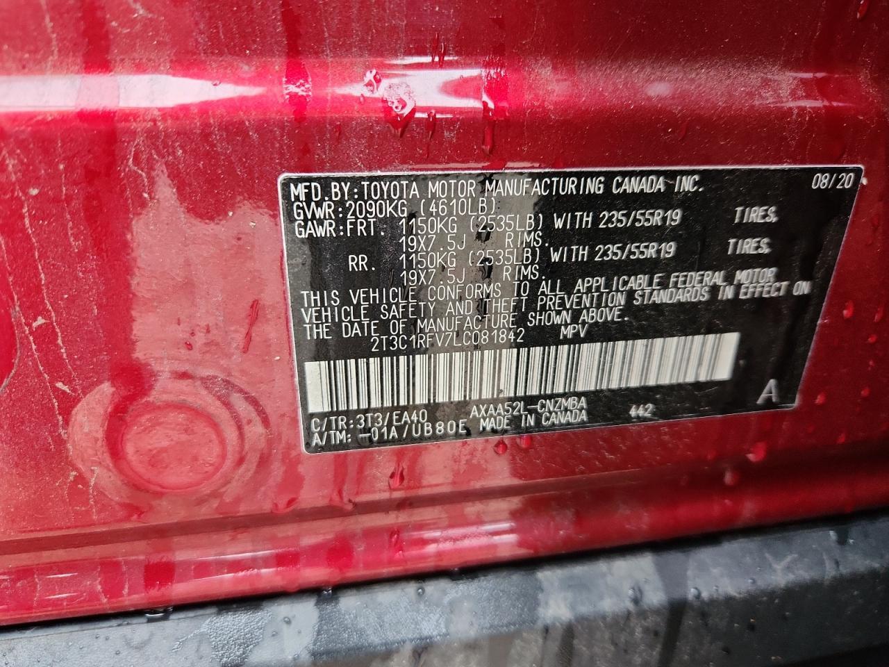 2020 TOYOTA RAV4