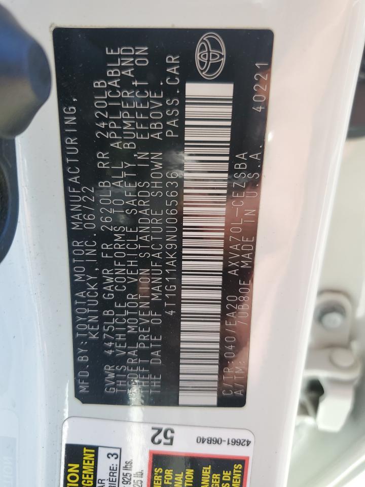 2022 TOYOTA CAMRY