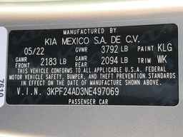 2022 KIA FORTE