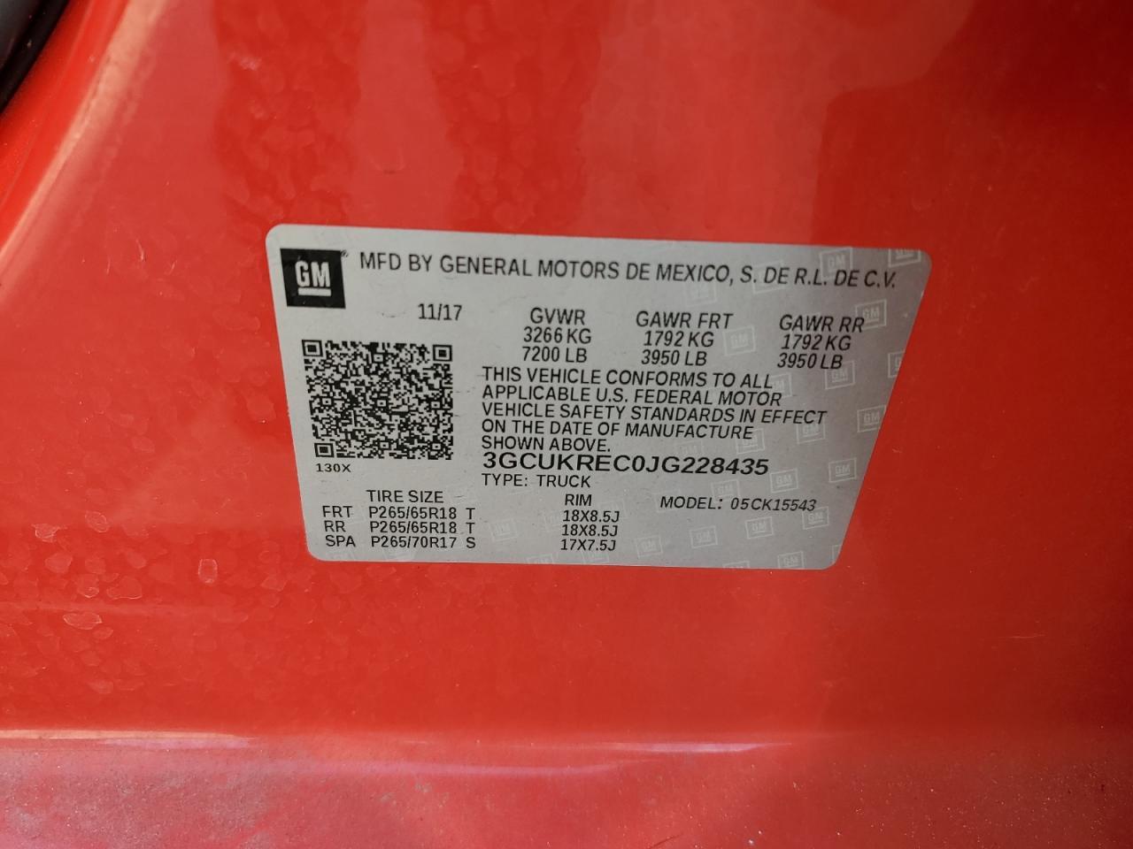 2018 CHEVROLET Silverado