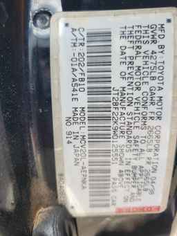 1998 TOYOTA CAMRY