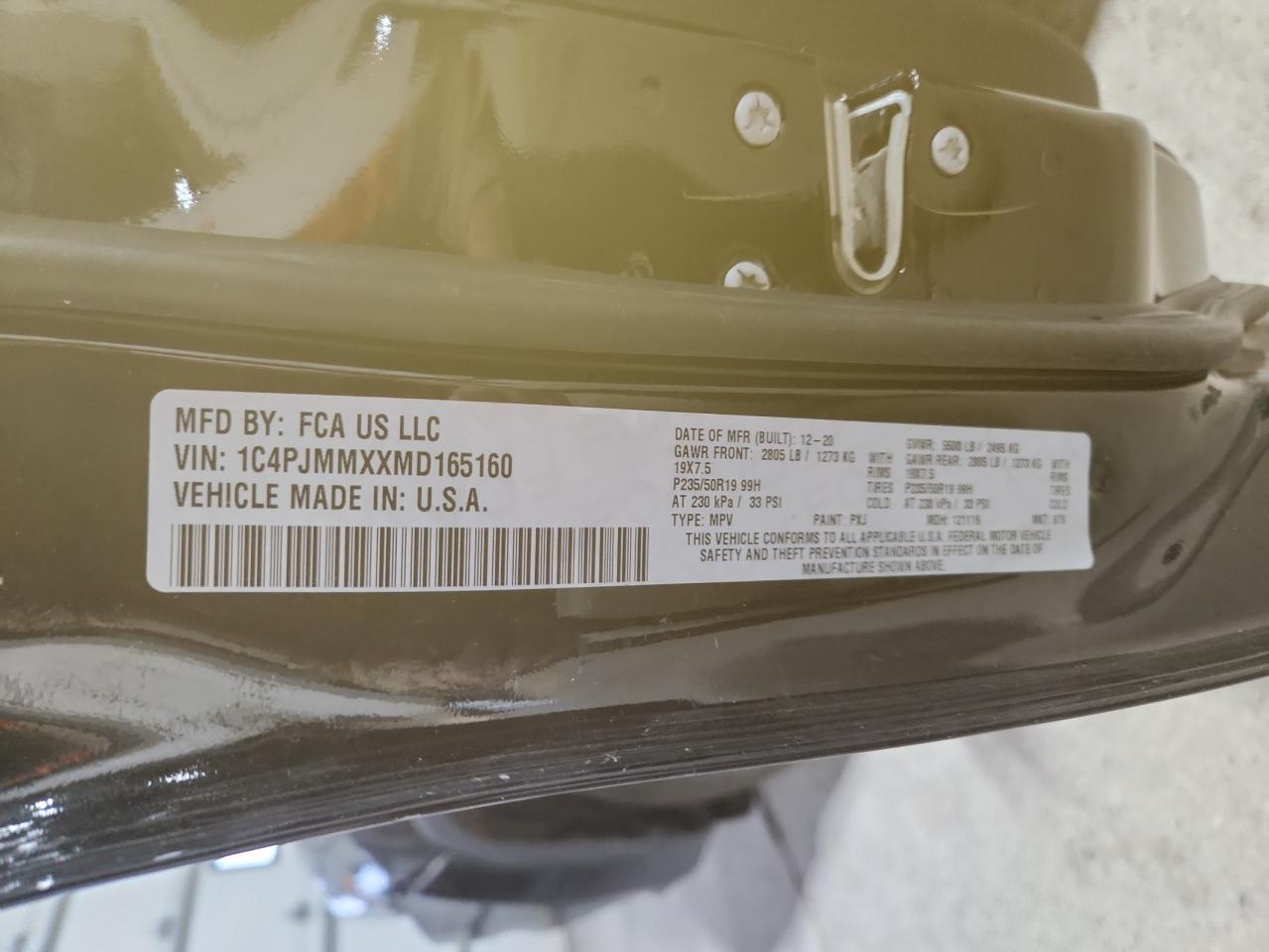 2021 JEEP CHEROKEE