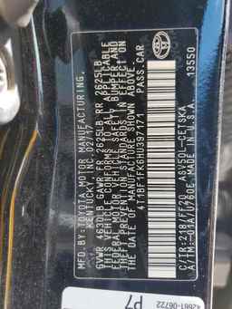 2017 TOYOTA CAMRY