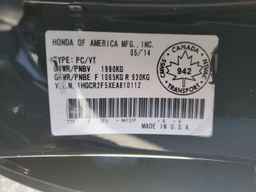 2014 HONDA ACCORD