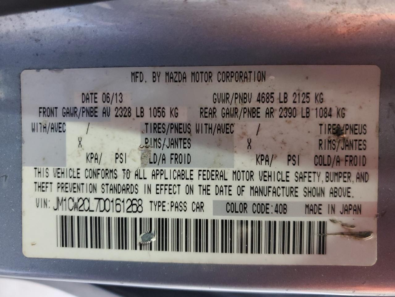 2013 MAZDA 5