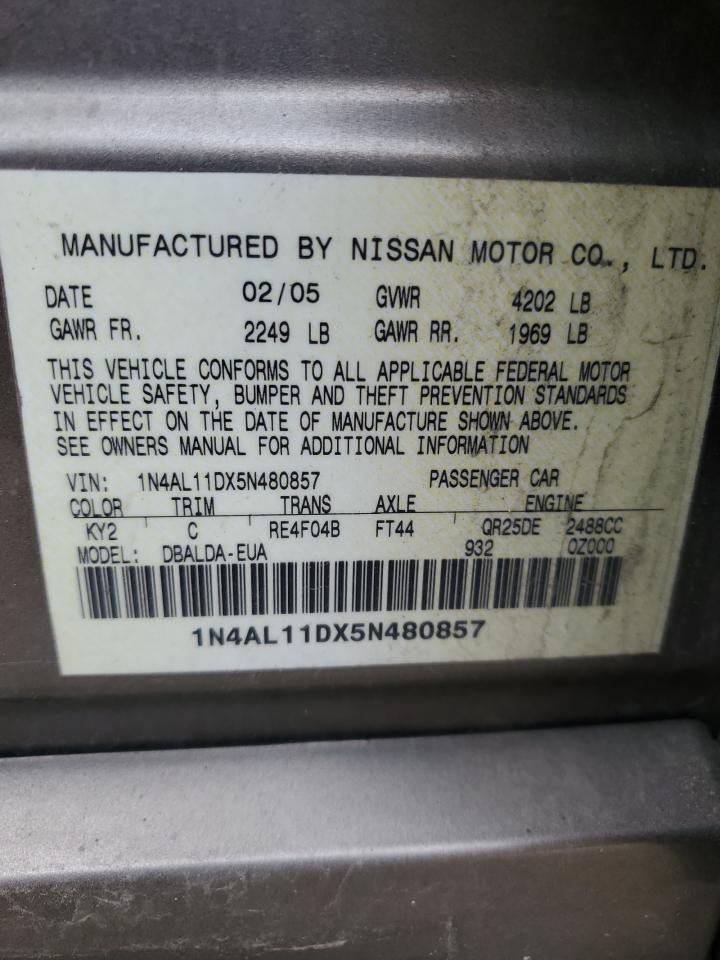 2005 NISSAN ALTIMA