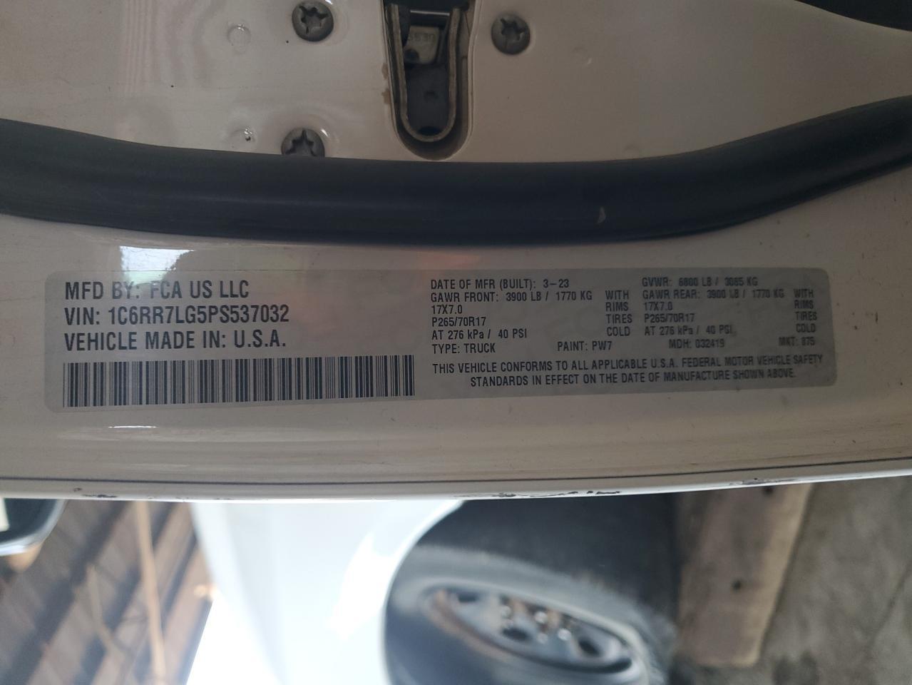2023 RAM 1500