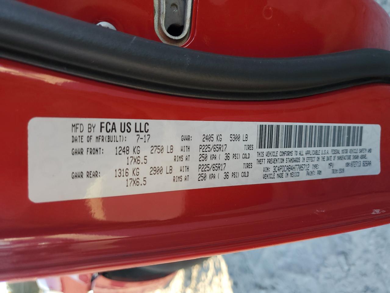 2017 DODGE JOURNEY