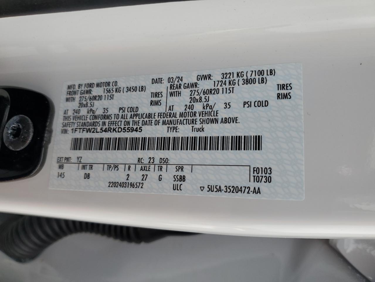 2024 FORD F-150