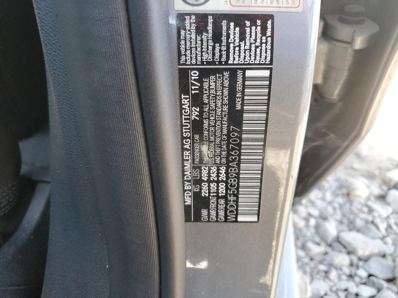 2011 MERCEDES-BENZ E-Class