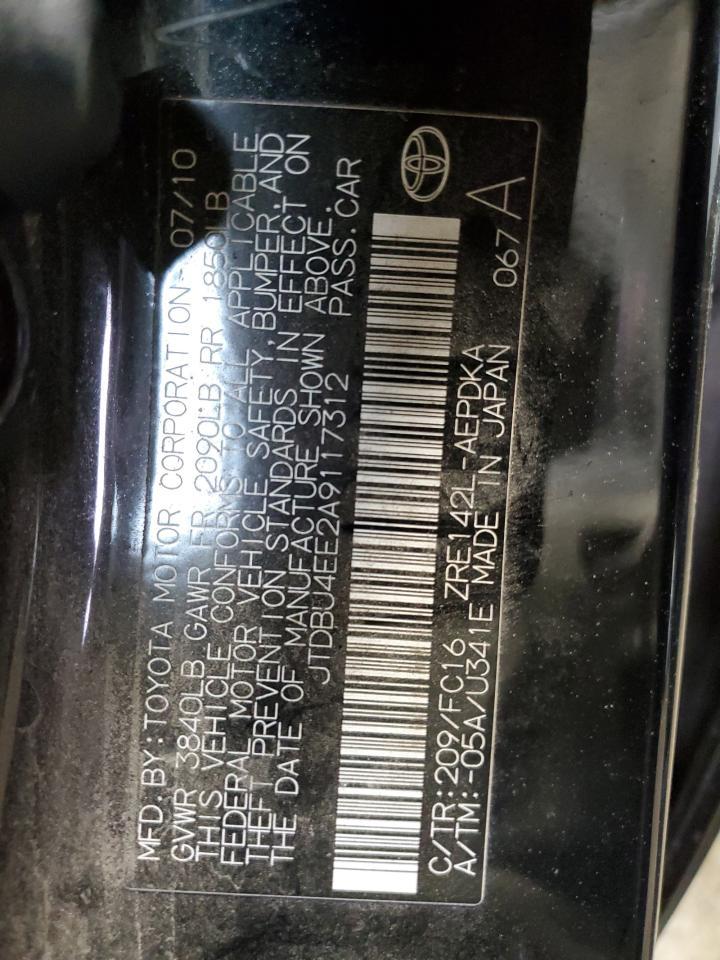 2010 TOYOTA COROLLA
