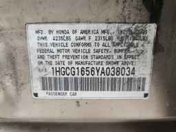 2000 HONDA ACCORD