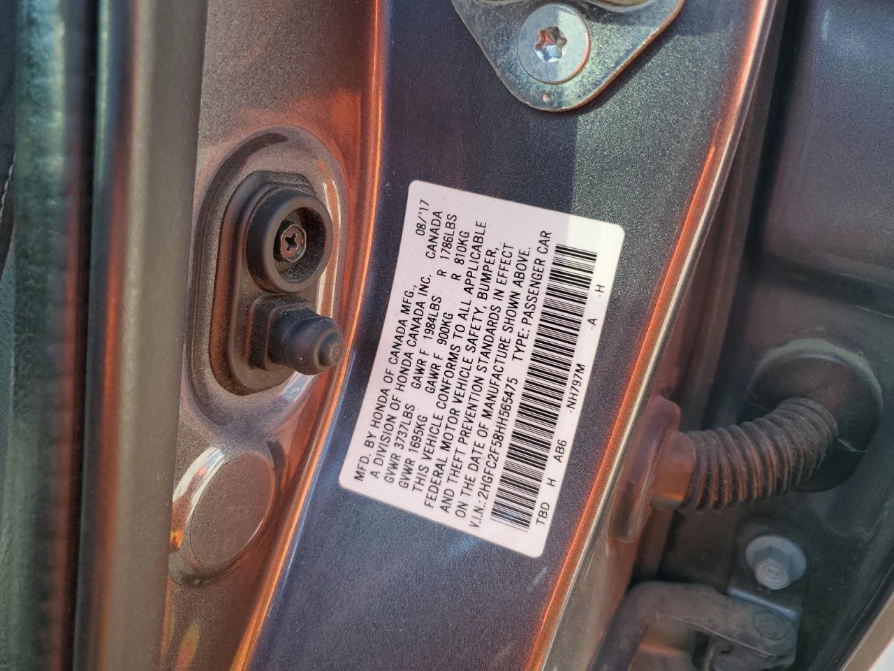 2017 HONDA CIVIC