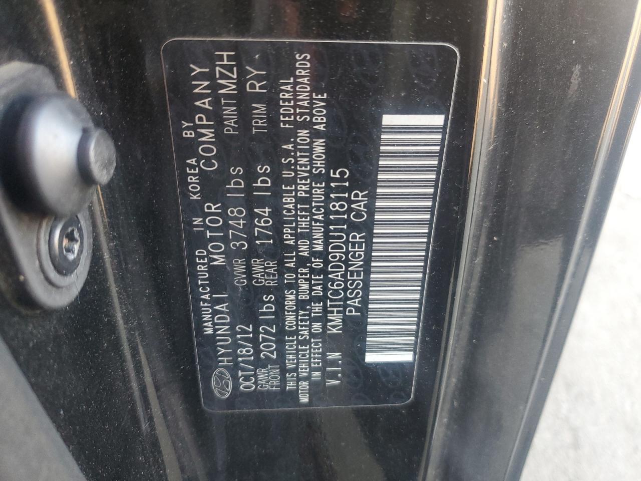 2013 HYUNDAI VELOSTER