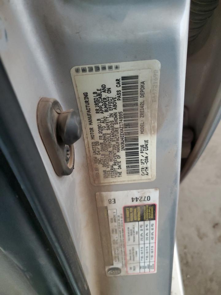 2010 TOYOTA COROLLA